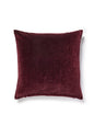 Scalamandre Makalu Mohair 22 X 22 - Bordeaux Decorative Pillow
