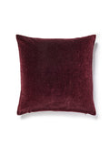 Scalamandre Makalu Mohair 22 X 22 - Bordeaux Decorative Pillow