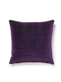 Scalamandre Makalu Mohair 22 X 22 - Aubergine Decorative Pillow