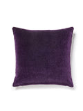 Scalamandre Makalu Mohair 22 X 22 - Aubergine Decorative Pillow