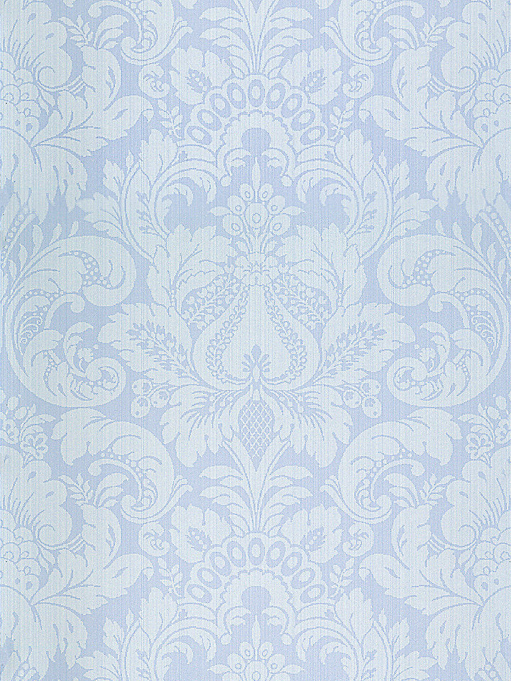 Scalamandre Daphne Canton Blue Wallcovering