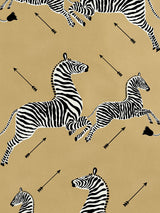Scalamandre Zebras Gold Wallcovering