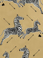 Scalamandre Zebras Gold Wallcovering