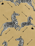 Scalamandre Zebras Gold Wallcovering