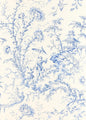 Scalamandre Pillement Toile China Blue Wallcovering