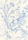 Scalamandre Pillement Toile China Blue Wallcovering