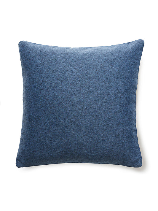 Scalamandre Dapper Flannel 22 X 22 - Fountain Decorative Pillow