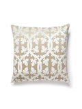 Scalamandre Falk Manor House 22 X 22 - Alabaster Decorative Pillow
