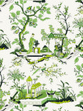 Scalamandre Ch'in Ling Jade Wallcovering