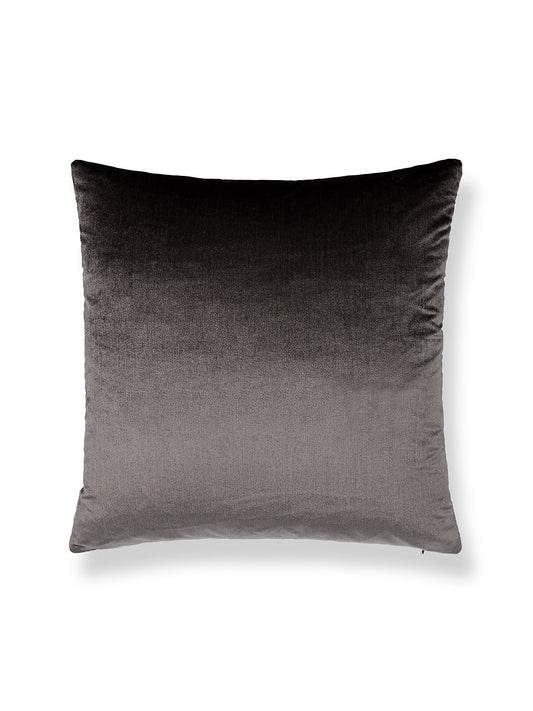Scalamandre Tiberius 22 X 22 - Charcoal Decorative Pillow
