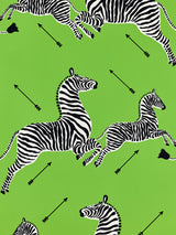 Scalamandre Zebras Limelight Wallcovering