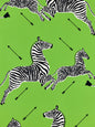 Scalamandre Zebras Limelight Wallcovering
