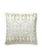 Scalamandre Falk Manor House 22 X 22 - Green Tea Decorative Pillow