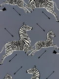 Scalamandre Zebras Charcoal Wallcovering