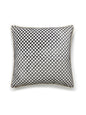 Scalamandre Pomfret 22 X 22 - Carbon Decorative Pillow