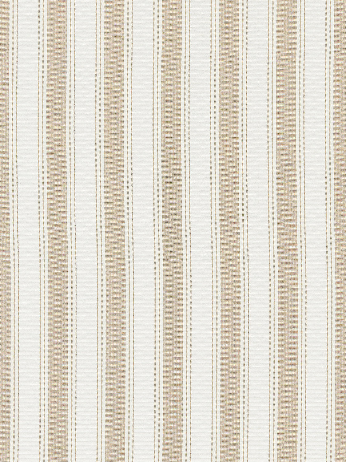 Special Order Scalamandre Shirred Stripe Fawn Brown White Silk MSRP USD 363/y