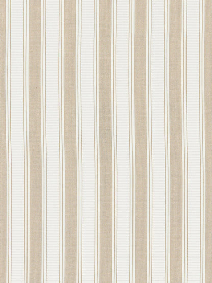 Special Order Scalamandre Shirred Stripe Fawn Brown White Silk MSRP USD 363/y