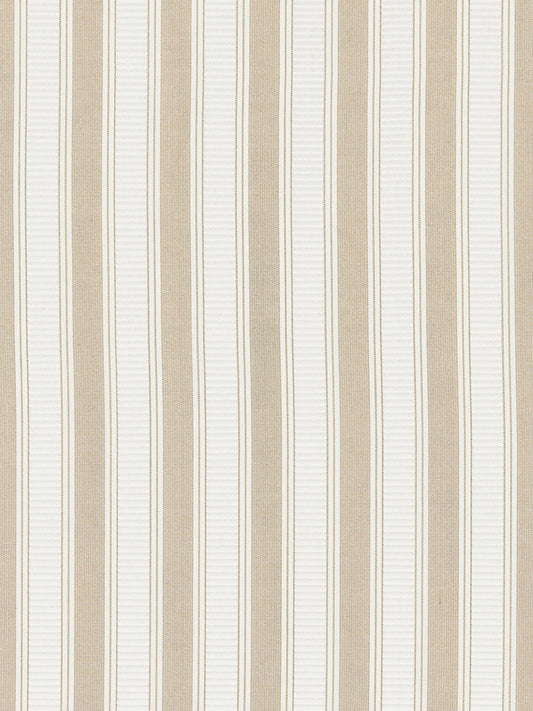 Special Order Scalamandre Shirred Stripe Fawn Brown White Silk MSRP USD 363/y