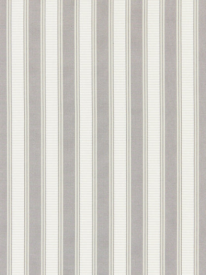 Special Order Scalamandre Shirred Stripe Pewter Gray White Silk MSRP USD 363/y