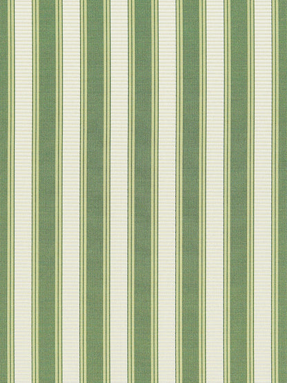 Special Order Scalamandre Shirred Stripe Bonsai Green White Silk MSRP USD 363/y
