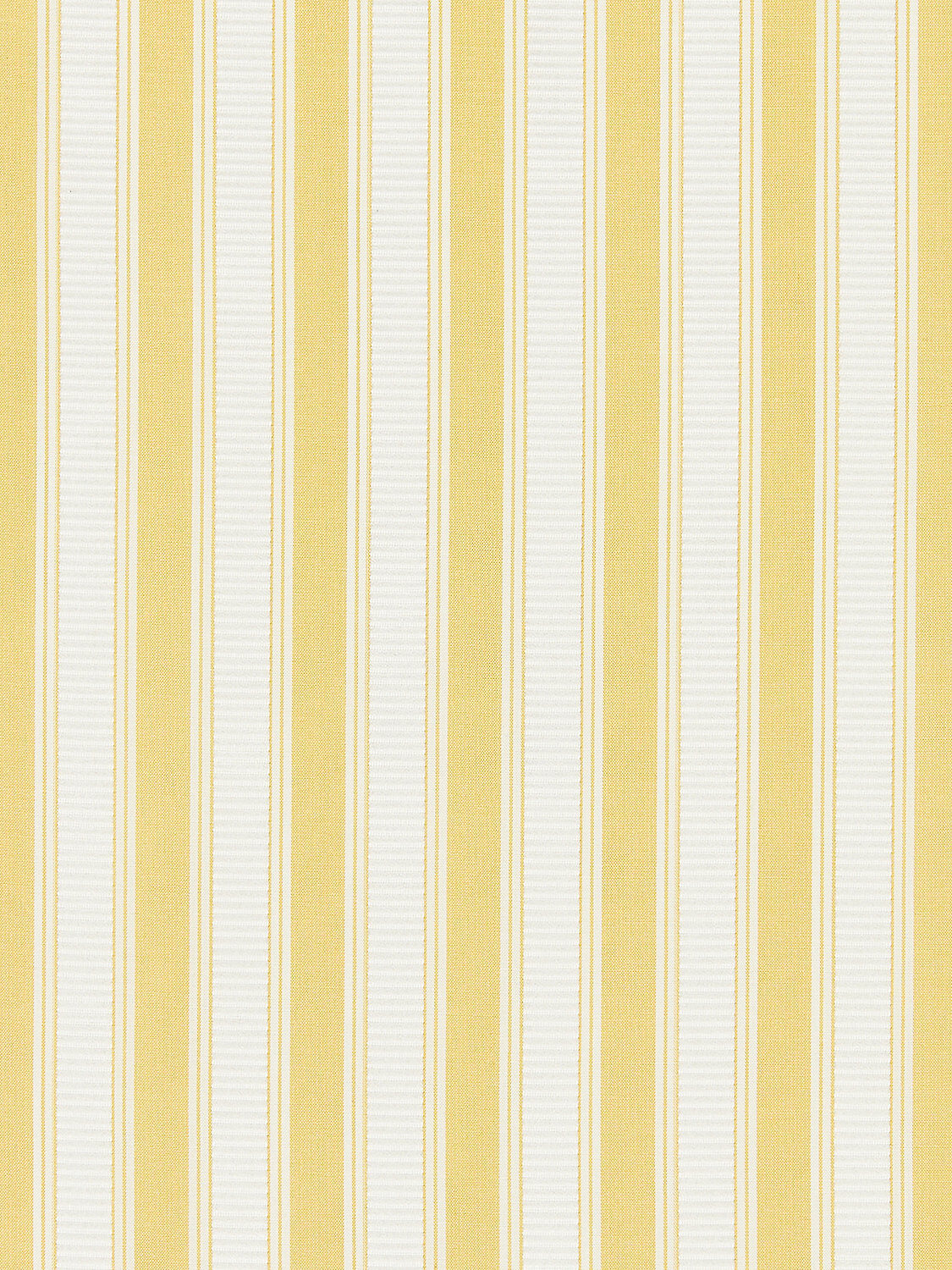 Special Order Scalamandre Shirred Stripe Sunray Yellow White Silk MSRP USD 363y