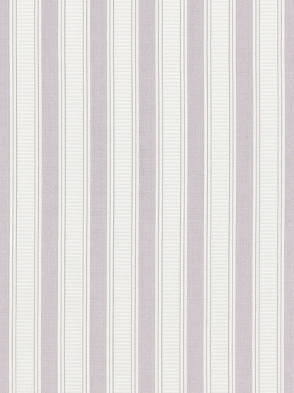 Special Order Scalamandre Shirred Stripe Wisteria Purple White Silk MSRP USD 363/y