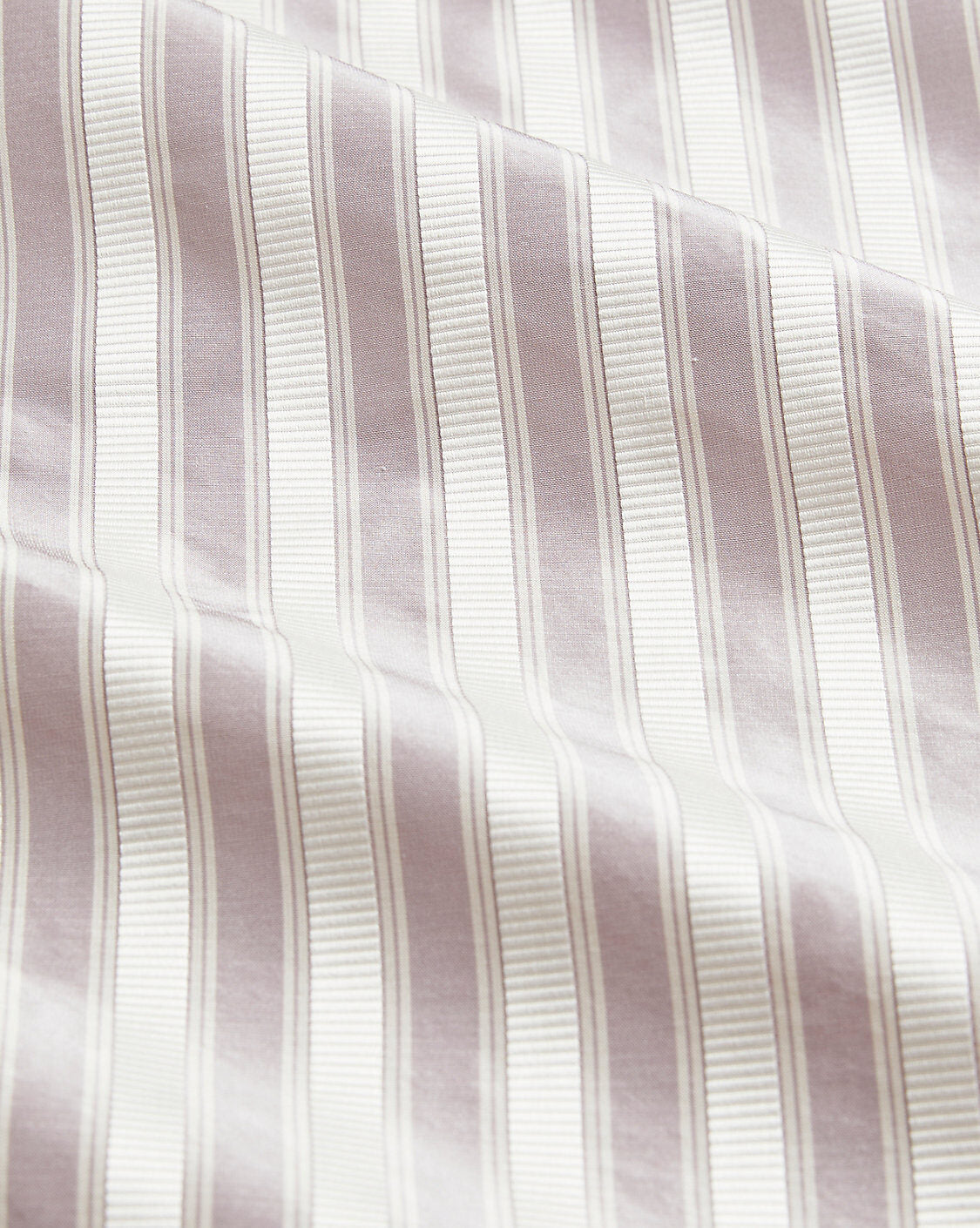 Special Order Scalamandre Shirred Stripe Wisteria Purple White Silk MSRP USD 363/y