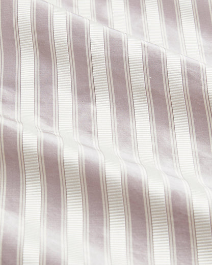 Special Order Scalamandre Shirred Stripe Wisteria Purple White Silk MSRP USD 363/y