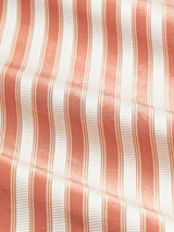 Special Order Scalamandre Shirred Stripe Soft Coral Orange White Silk MSRP USD 339/y