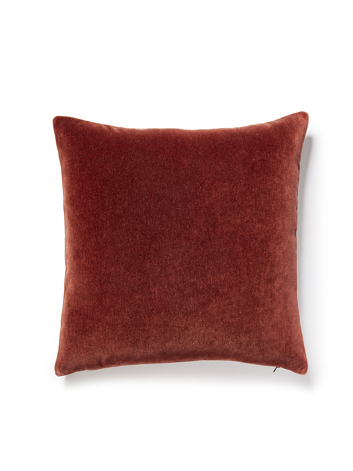 Scalamandre Makalu Mohair 22 X 22 - Root Beer Decorative Pillow