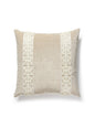 Scalamandre Saxony / Strie Velvet 22 X 22 - Pearl / Dove Decorative Pillow