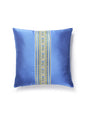 Scalamandre Amarna / Olympia Taffeta 22 X 22 - Nile Blue / Azure Decorative Pillow