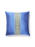 Scalamandre Amarna / Olympia Taffeta 22 X 22 - Nile Blue / Azure Decorative Pillow