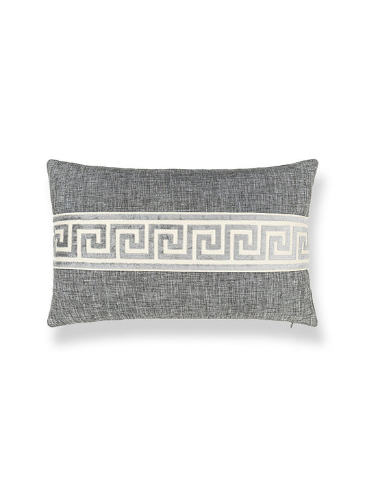 Scalamandre Greek Key 14 X 22 - Stone Decorative Pillow