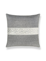 Scalamandre Greek Key 22 X 22 - Stone Decorative Pillow