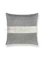 Scalamandre Greek Key 22 X 22 - Stone Decorative Pillow