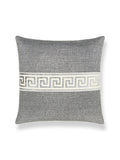 Scalamandre Greek Key 22 X 22 - Stone Decorative Pillow