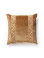 Scalamandre Milan / Supreme Velvet 22 X 22 - Cork / Amphora Decorative Pillow