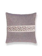 Scalamandre Greek Key 22 X 22 - Antique Heather Decorative Pillow