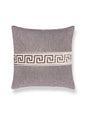 Scalamandre Greek Key 22 X 22 - Antique Heather Decorative Pillow