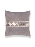 Scalamandre Greek Key 22 X 22 - Antique Heather Decorative Pillow