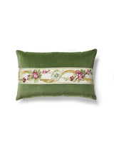 Scalamandre Reine / Linley 14 X 22 - Multi Bloom / Seamist Decorative Pillow