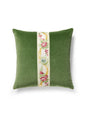 Scalamandre Reine / Linley Velvet 22 X 22 - Multi Bloom / Seamist Decorative Pillow