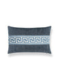 Scalamandre Greek Key 14 X 22 - Denim Decorative Pillow