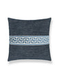 Scalamandre Greek Key 22 X 22 - Denim Decorative Pillow