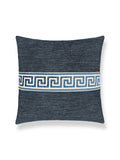 Scalamandre Greek Key 22 X 22 - Denim Decorative Pillow