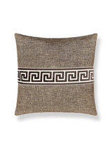 Scalamandre Greek Key 22 X 22 - Umber Decorative Pillow