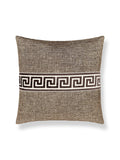 Scalamandre Greek Key 22 X 22 - Umber Decorative Pillow