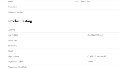 Beacon Hill Tijuca Flor - Silver Silk Lampas Floral