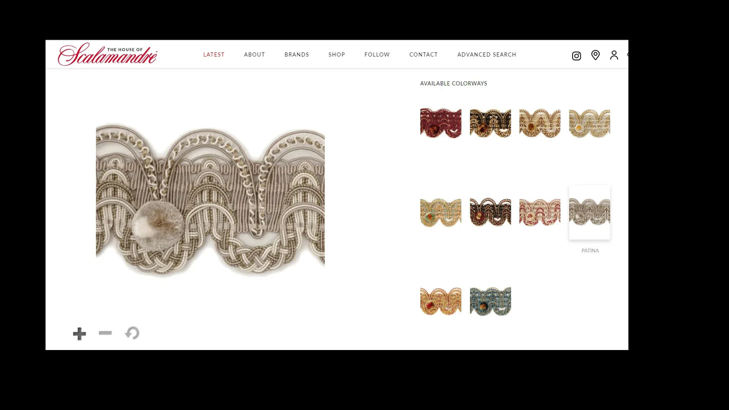 By Yd Scalamandre Siecle Gimp Voltaire 100% Silk Braid Trim Patina Beige MSRP USD 1736/Y